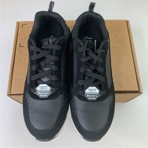 Skechers Black Athletic Shoes with Protective Toe Cap